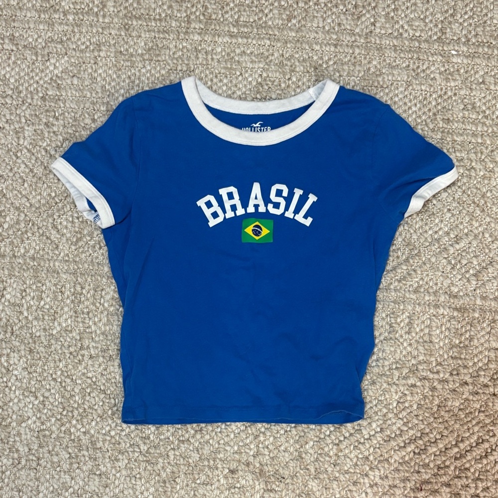 Hollister Blue Brasil tee
